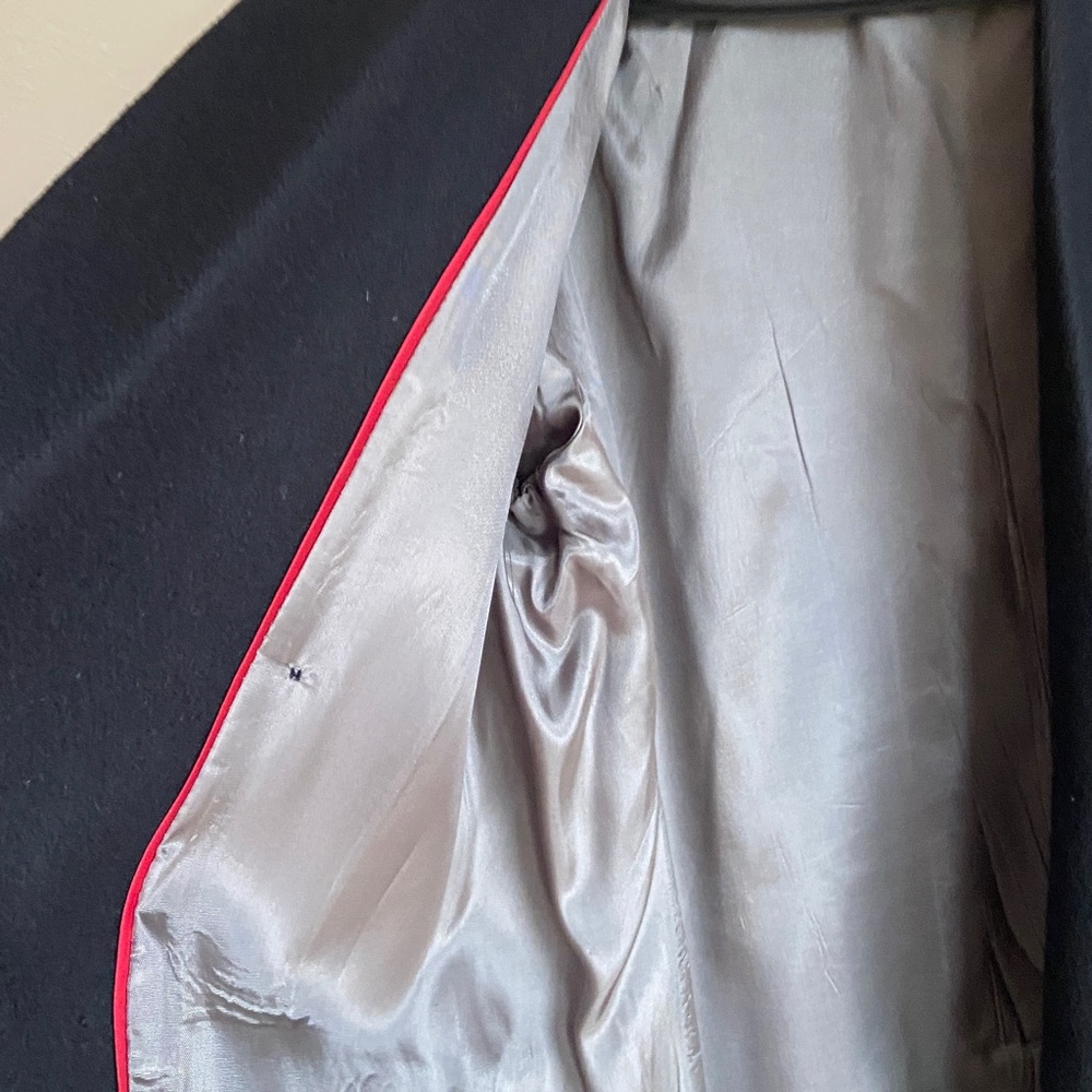 VINTAGE Falcone classic men's wool double breasted fully lined.overcoat Size M/L - Picture 7 of 14
